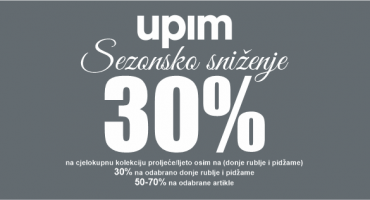 Sniženje u UPIM trgovinama