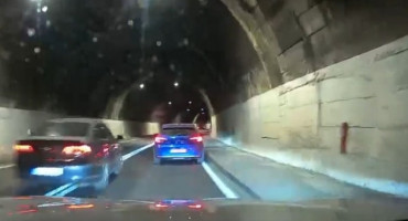 Passatom divljao u tunelu kod Mostara, preticao na dvostrukoj punoj liniji, udario drugo vozilo pa pobjegao