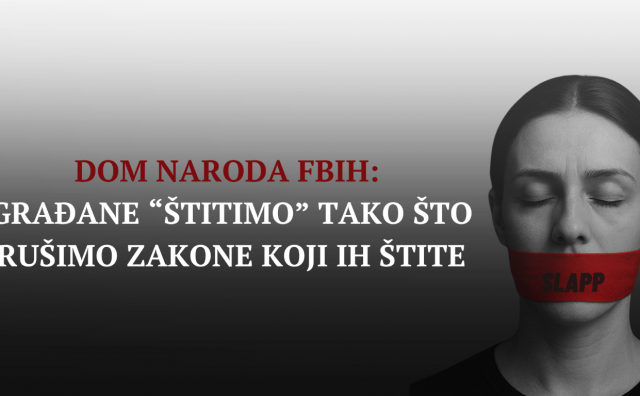SDA i HDZ u Domu naroda FBiH odbili Zakon o građanskoj inicijativi i zaštiti građana aktivista