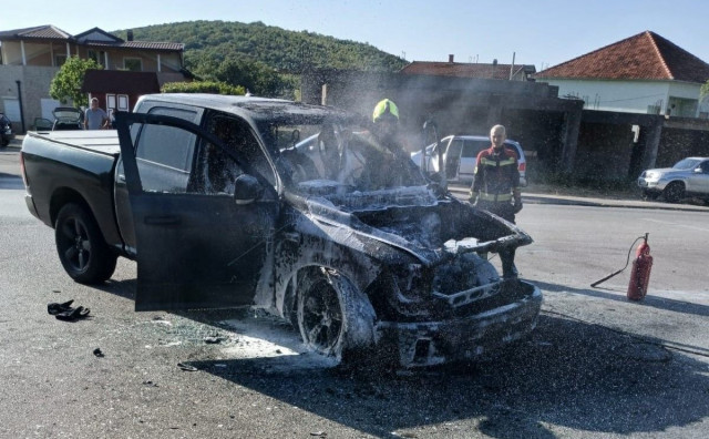 Izgorio automobil kod Međugorja