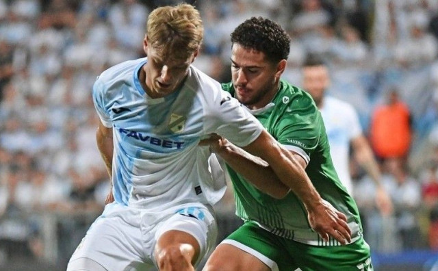 Ludogorec s dva igrača više u produžetku izbacio Rijeku