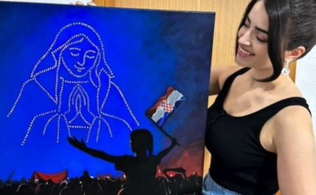 Umjetnica iz Širokog Brijega Marijana Soldo oduševila slikom prizora s Thompsonovog koncerta