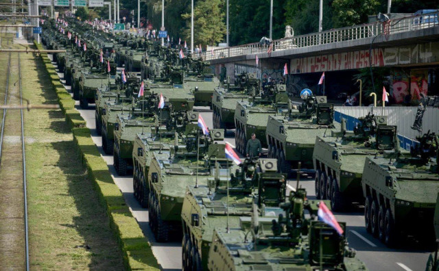 Svečani vojni mimohod u Zagrebu za 30 godina Oluje