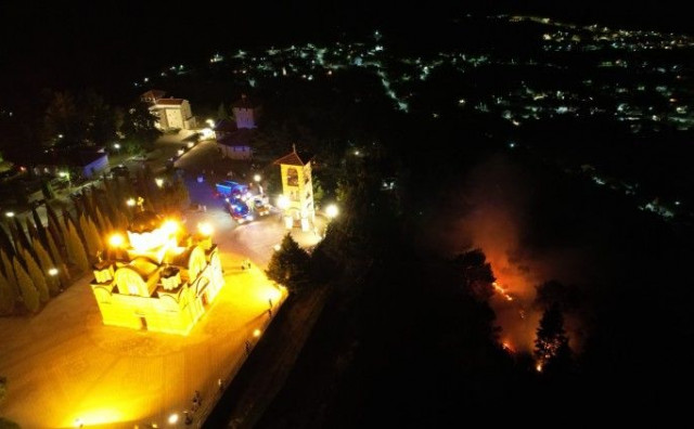 Kulturno-umjetničko društvo iz Trebinja kažnjeno zbog vatrometa koji je izazvao požar u blizini manastira