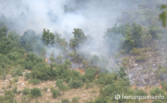 Kiša ugasila jedan požar u Trebinju, grom izazvao drugi