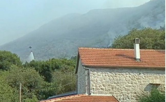 Požari kod Trebinja se šire: Vatra prijeti kućama u selu Dobromani
