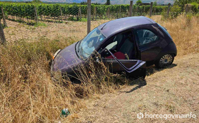 Prometna nesreća u Mostaru: Vozač automobila završio u bolnici