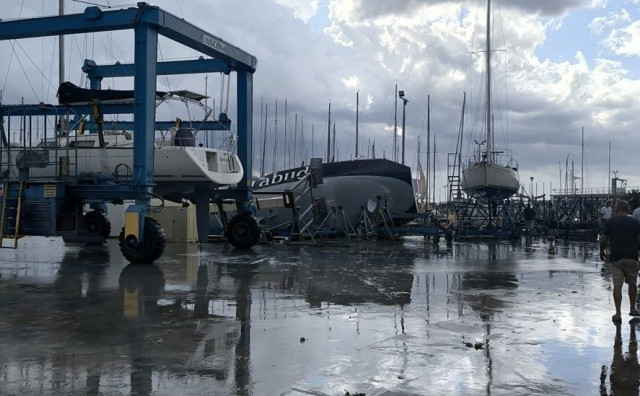 Split pogodilo nezapamćeno nevrijeme: Poplave, štete na Poljudu, trajekt udario u dva broda