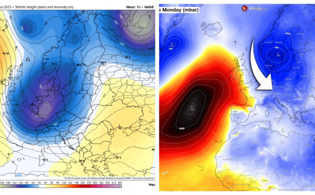 U sljedećem tjednu čeka nas odlazak toplinske kupole i dolazak znatno hladnijeg zraka