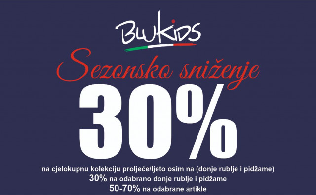 Ljeto je stiglo, a s njim i idealna prilika da uz povoljne cijene osvježite garderobu svojih najmlađih!