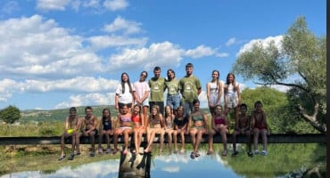 Katarina i Josip Poljak s polaznicima kampa Naturaleza 