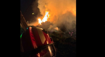 Požar na deponiji Uborak u Mostaru