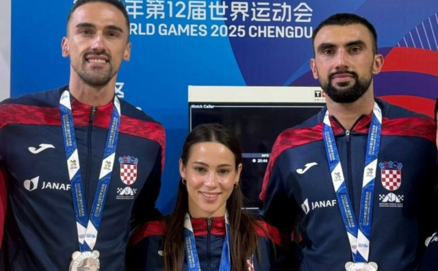 Braća Kvesić iz Širokog Brijega pod zastavom Hrvatske osvojili srebro na Svjetskim igrama u Kini