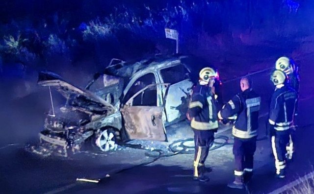 Izgorio osobni automobil u Širokom Brijegu
