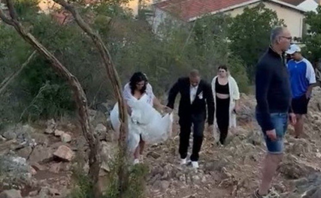 Mladenci u Međugorju