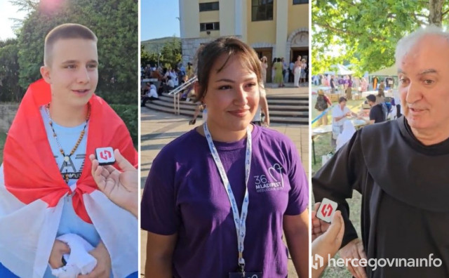Bili smo na Mladifestu u Međugorju: Evo što su nam rekli provincijal Grbeš, članica zbora iz Gruda, volonter iz Mostara