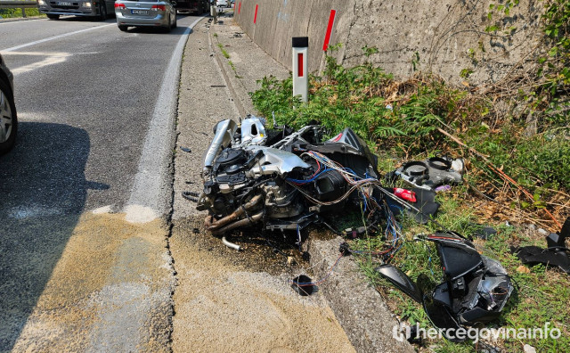 Mlada motociklistica iz Beča teško ozlijeđena kod Jablanice