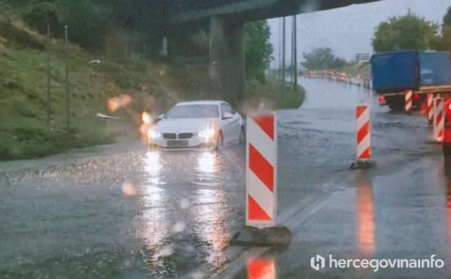 Mostar pod upozorenjem: Stižu obilna kiša i olujni udari