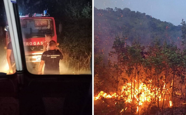 Požar u Gornjim Mamićima gasili vatrogasci iz Kočerina, Širokog Brijega i Gruda