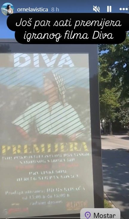 Ornela Vištica film Diva u Mostaru