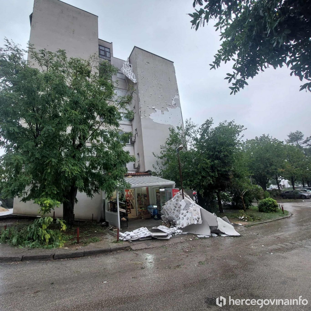 Posljedice nevremena u Mostaru