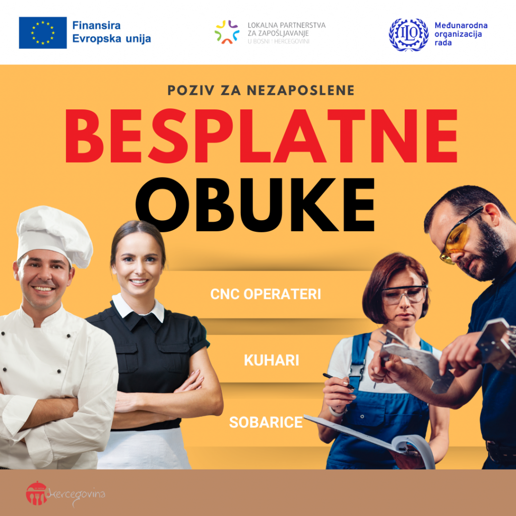 Poziv za besplatne obuke