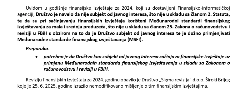 Revizija MOstar parking