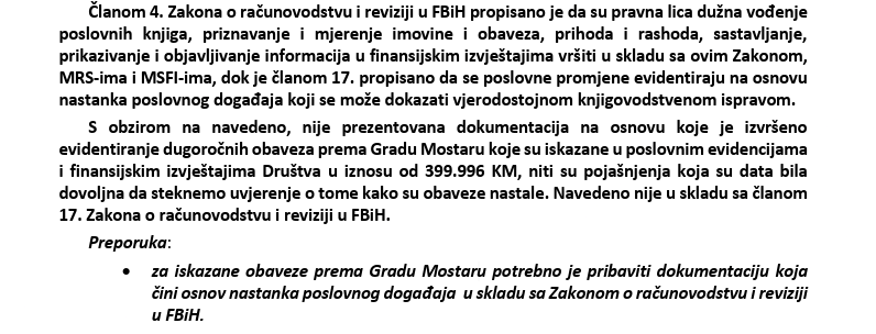 Revizija MOstar parking