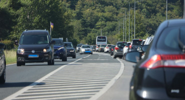 Gužve na sjevernom ulazu u grad