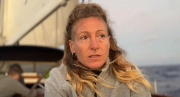 Hrvatica upravlja brodom koji plovi prema Gazi