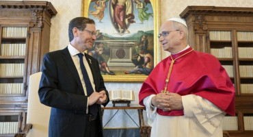 Papa Lav primio predsjednika Izraela, dao je potporu dvodržavnom rješenju u Palestini