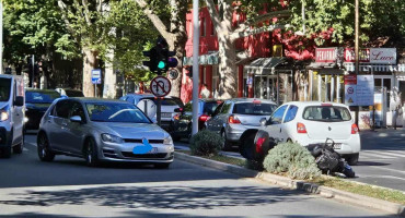 Sudar automobila i motora kod Spajalice