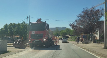 Radovi na cesti Čitluk -Mostar