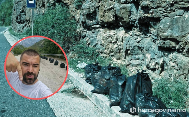 Adnan Đelmo ponovno očistio dionicu Salakovac – Jablanica: 'Ovo što ljudi rade gore je od svakog rata i virusa'