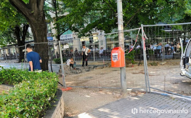 Grad Mostar: Razlog skidanja ploča u Ulici kralja Petra Krešimira IV. je blaga korekcija fuga
