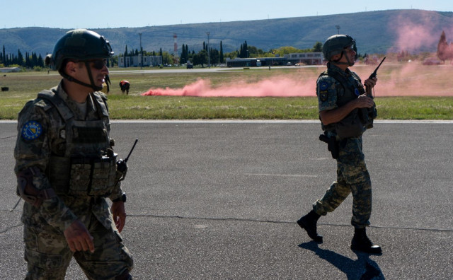 Na aerodromu Mostar održana vježba u osiguranju i borbi protiv požara