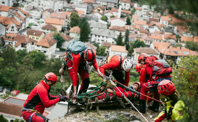 Impresivna vježba GSS Prenj na Musali: Spašavanje planinara u realnim uvjetima na nepristupačnom terenu