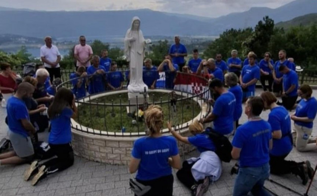 Hodočasnici povodom Male Gospe nakon tri dana pješačenja stigli iz Međugorja do Rame