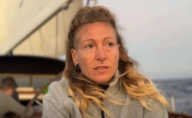 Hrvatica upravlja brodom koji plovi prema Gazi