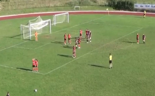 Nogometašica ŽNK Brotnjo postigla odličan pogodak iz slobodnog udarca