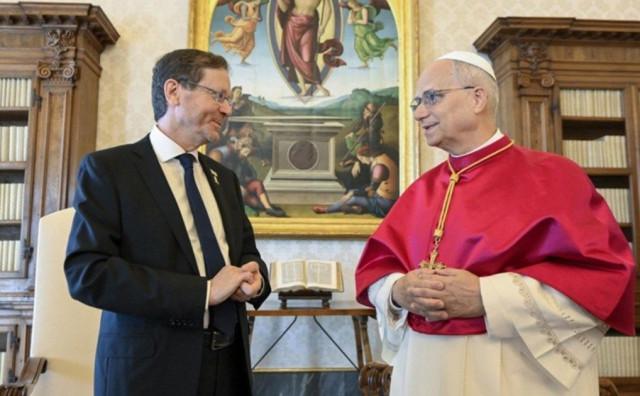 Papa Lav primio predsjednika Izraela, dao je potporu dvodržavnom rješenju u Palestini