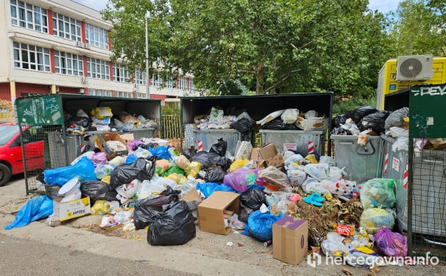 Mostar proglasio stanje tehničko–tehnološke nesreće zbog otpada