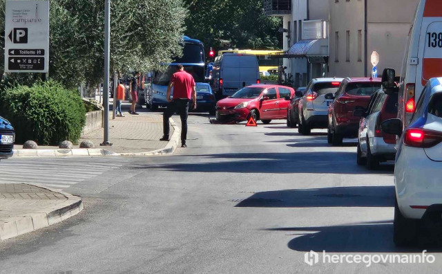 Sudar u Mostaru izazvao gužve