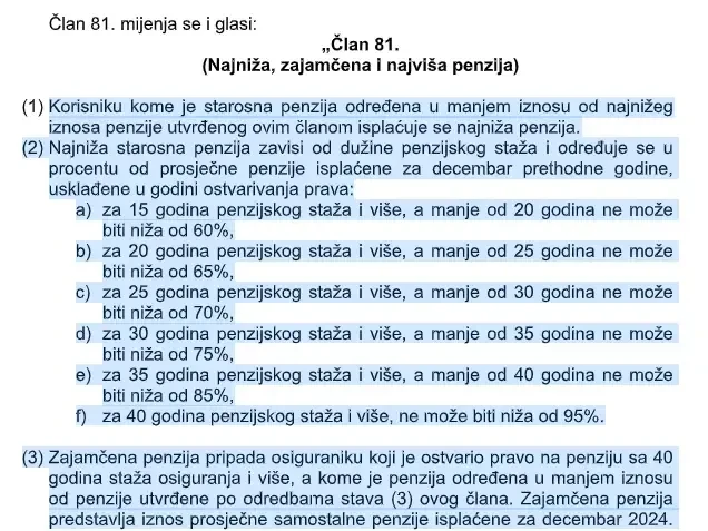 članak 81. mirovine