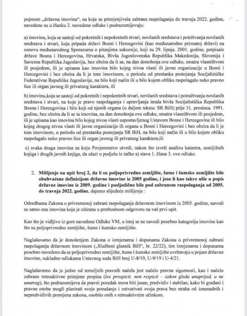 Kordić Bunoza mišljenje