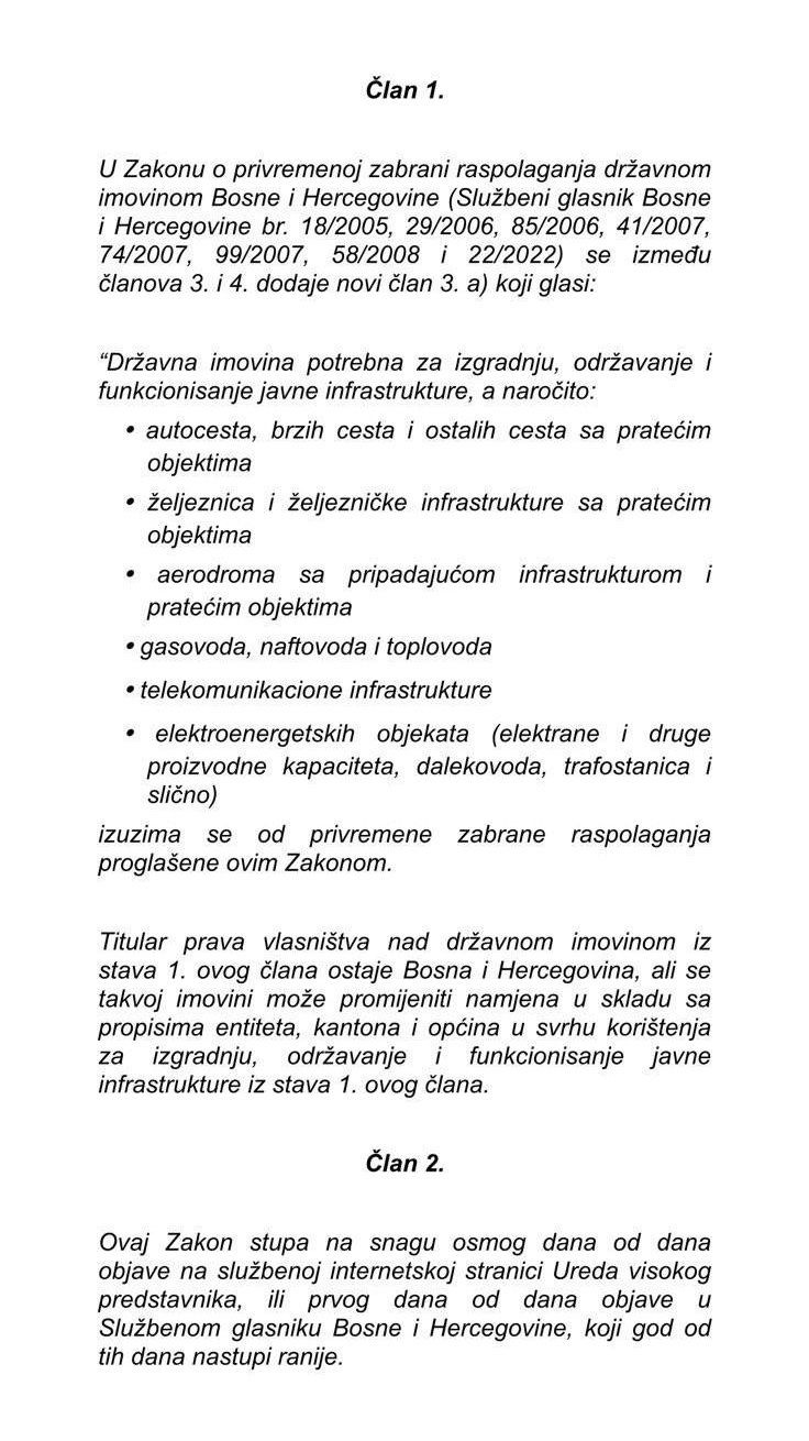 OHR Državno zemljište