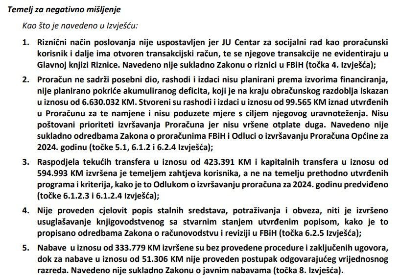 Revizija u općini Grude