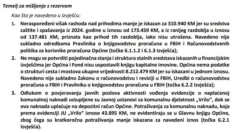 Revizija u općini Grude