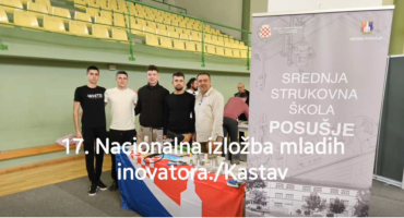 Posuški učenici osvojili zlato na Nacionalnoj izložbi mladih inovatora