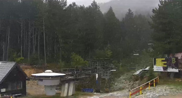 Prve pahulje snijega na Blidinju